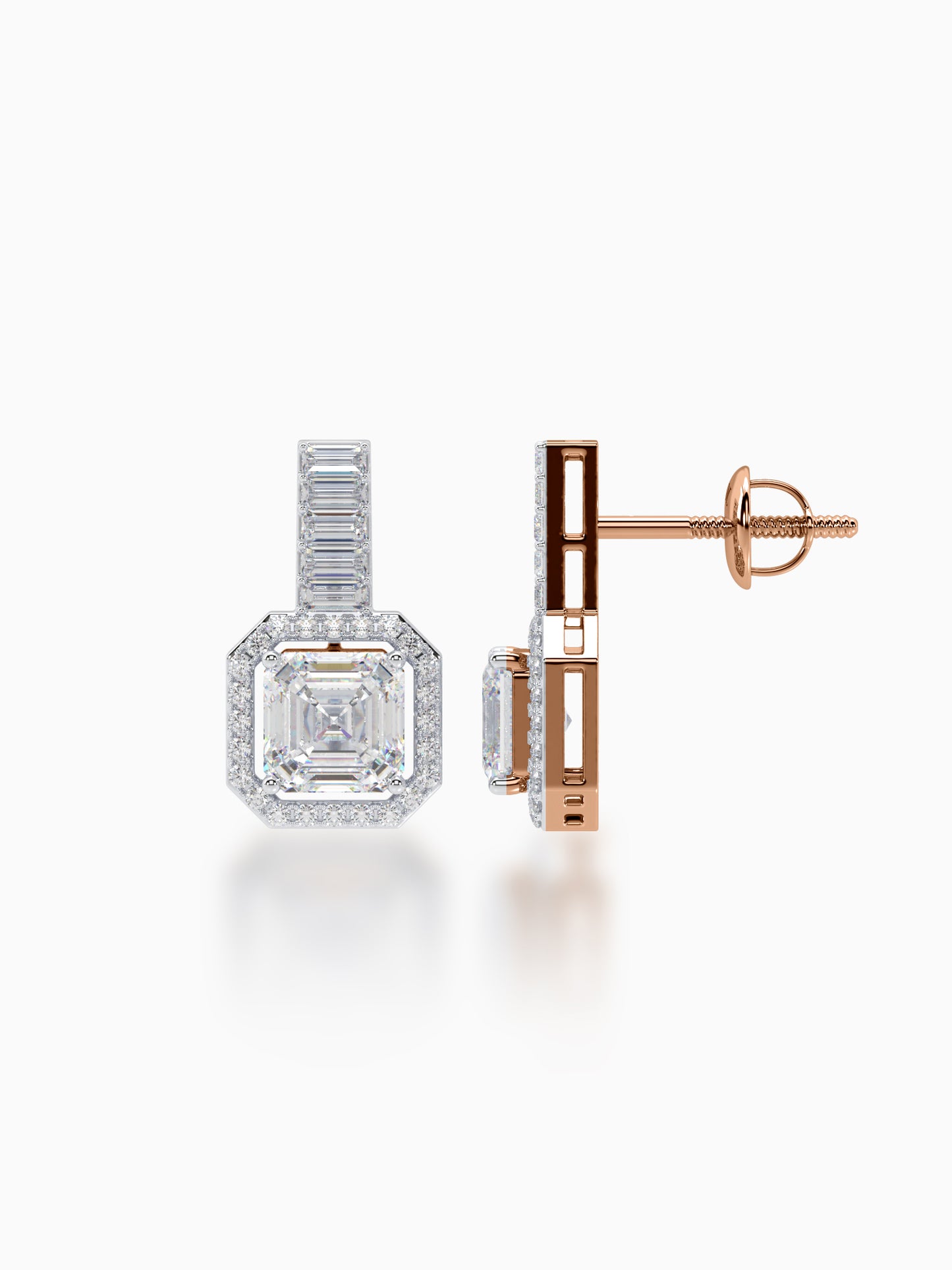 Embrace Diamond Halo Earrings