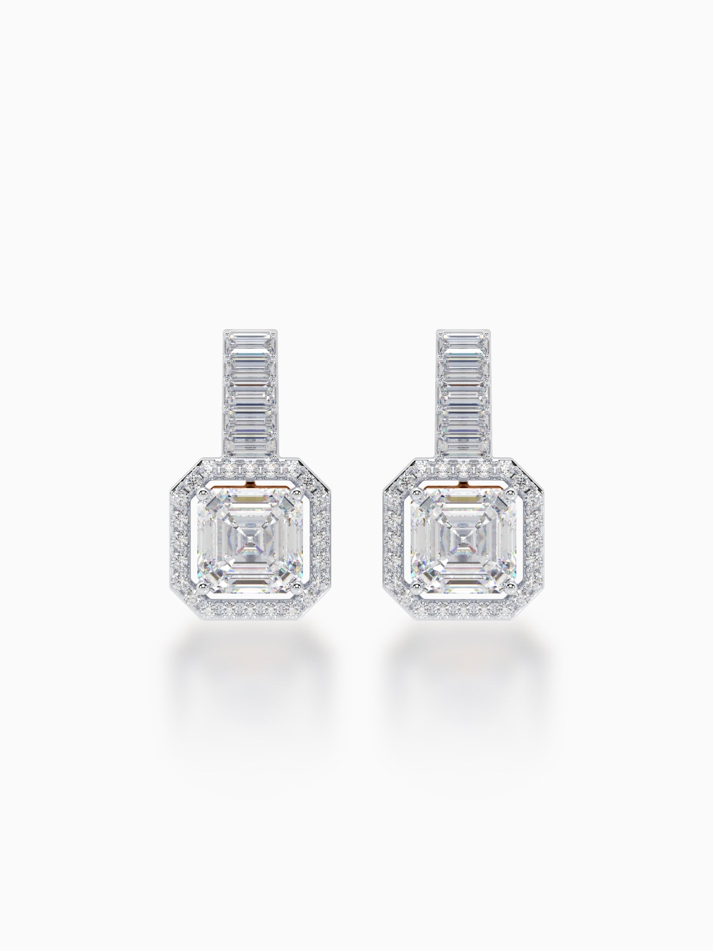 Embrace Diamond Halo Earrings