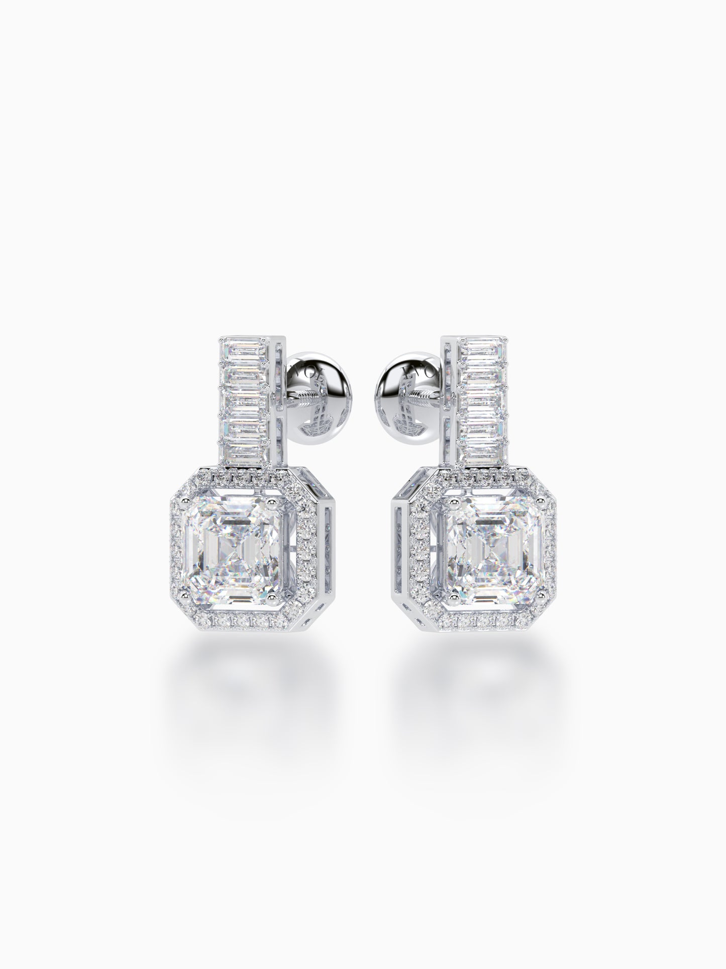 Embrace Diamond Halo Earrings