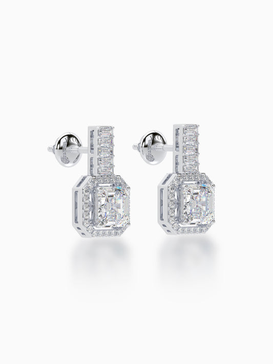 Embrace Diamond Halo Earrings