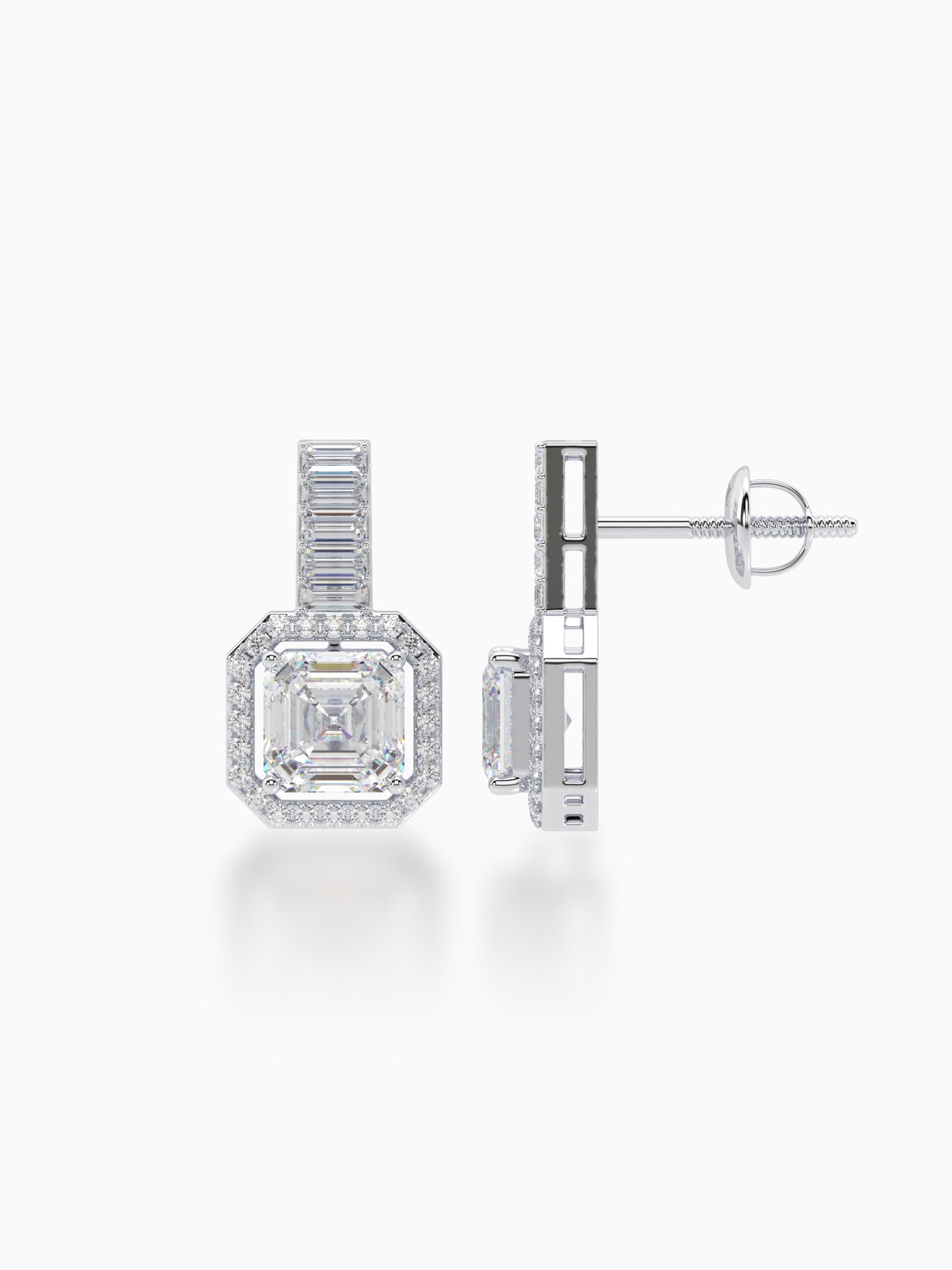 Embrace Diamond Halo Earrings