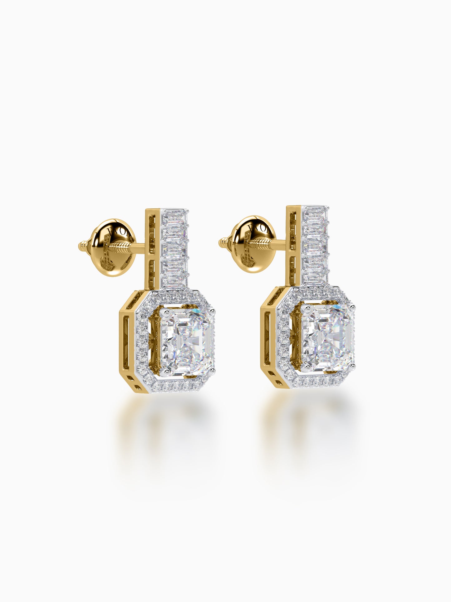 Embrace Diamond Halo Earrings