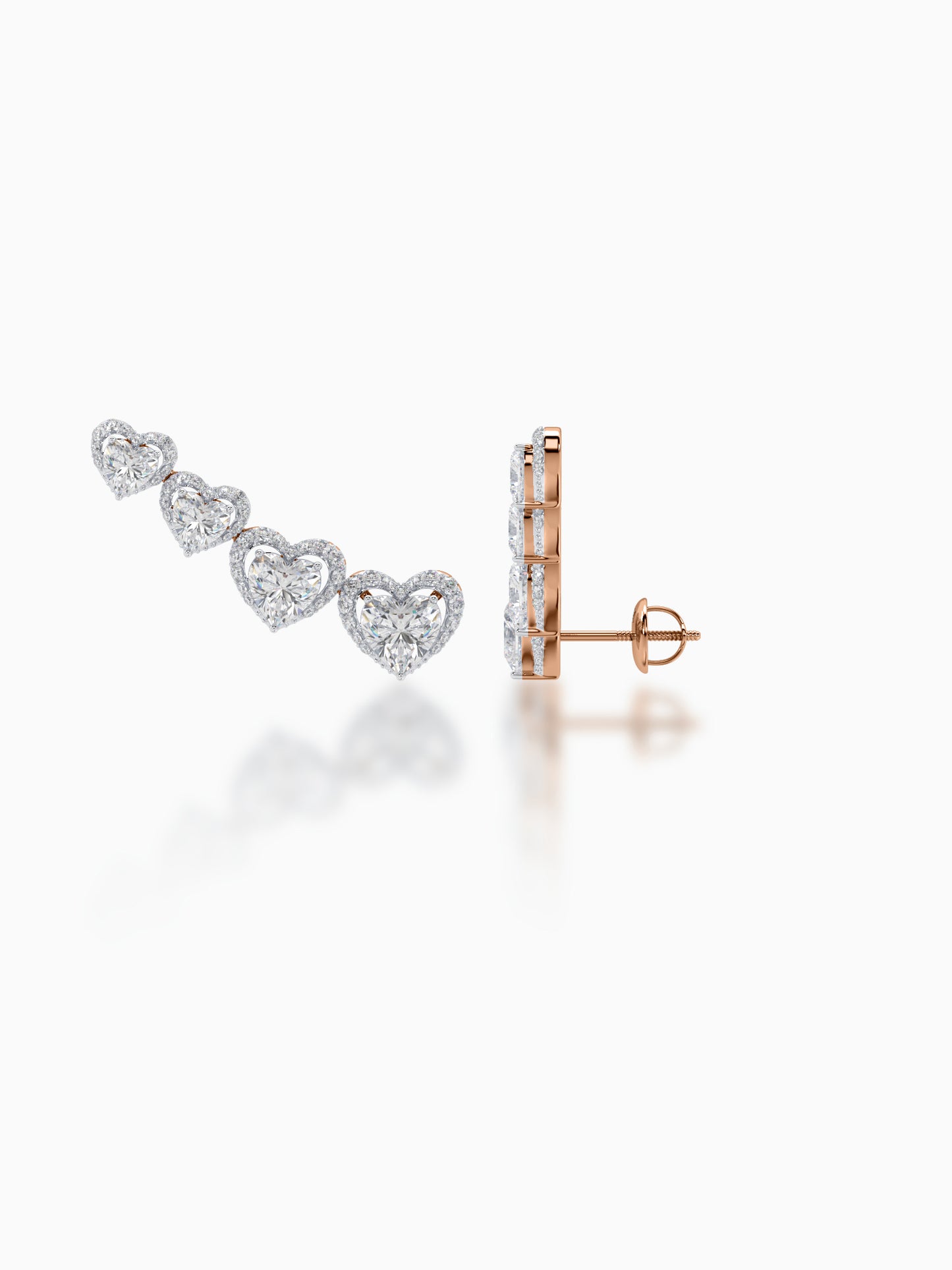 Heart Throbe Diamond Earrings