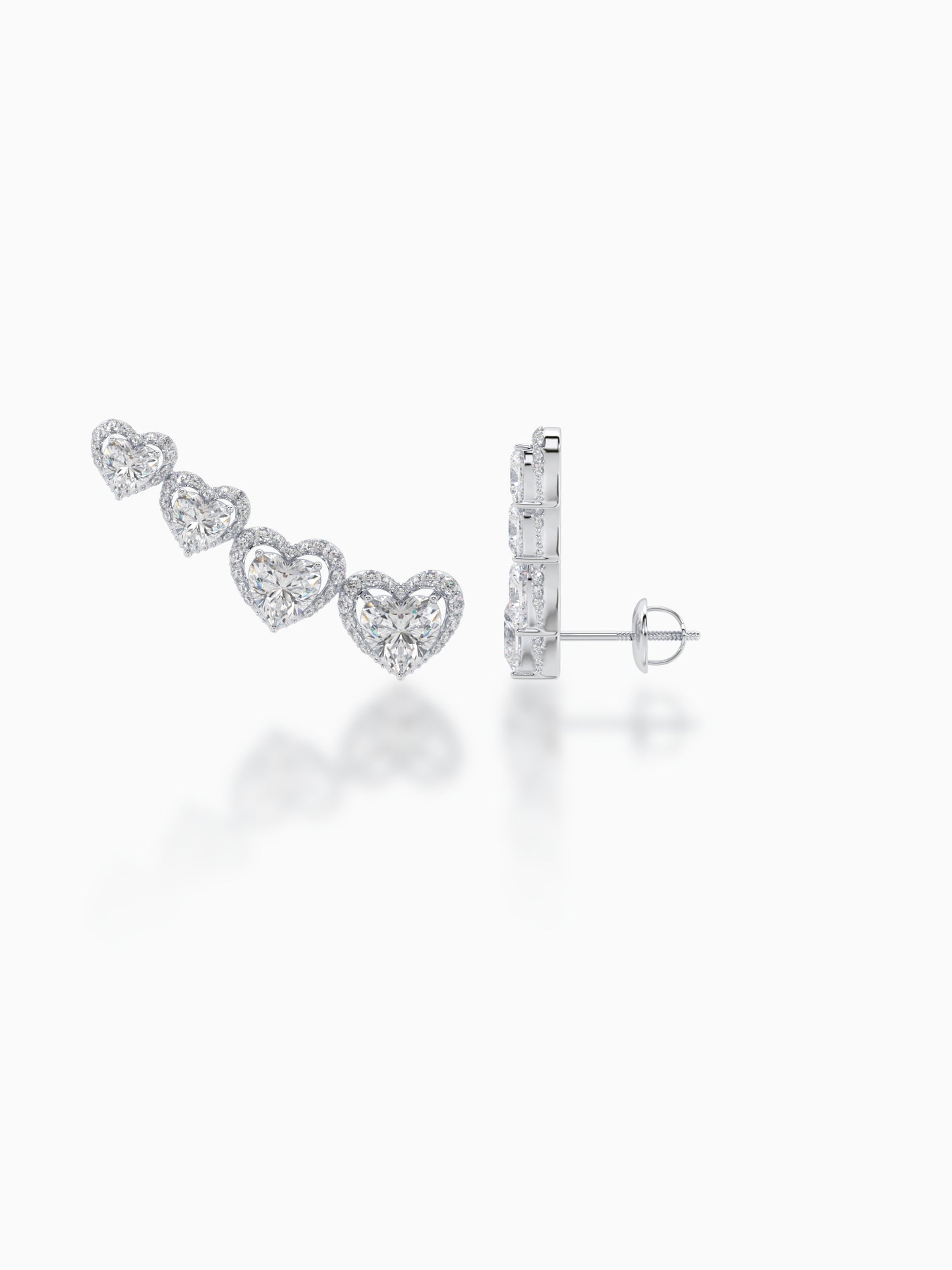 Heart Throbe Diamond Earrings