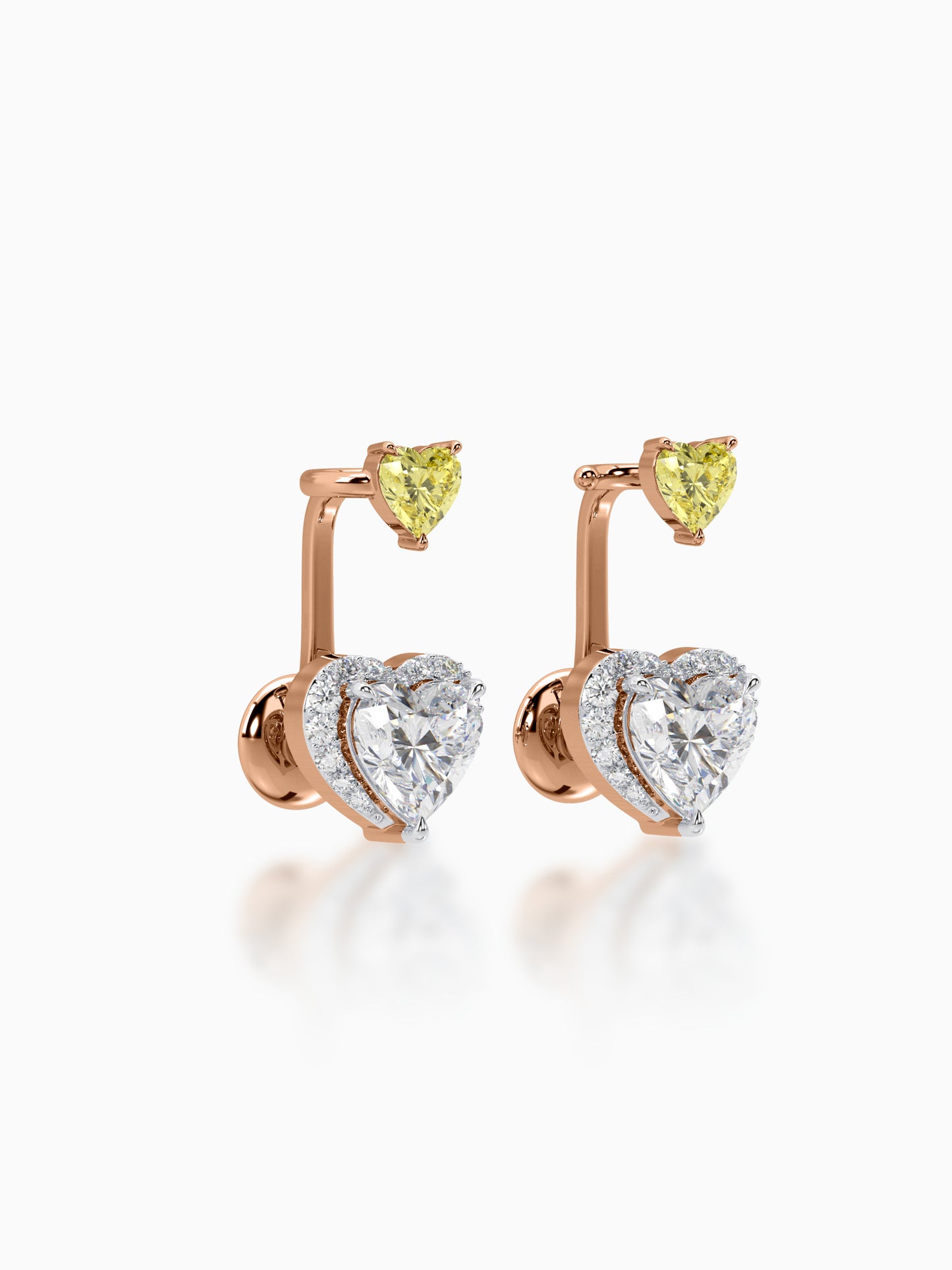 Star-crossed Lovers Diamond Earrings