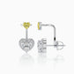 Star-crossed Lovers Diamond Earrings