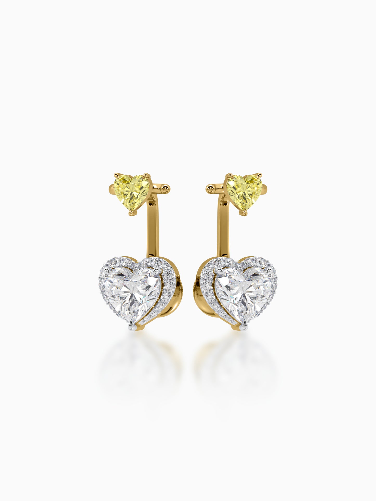 Star-crossed Lovers Diamond Earrings