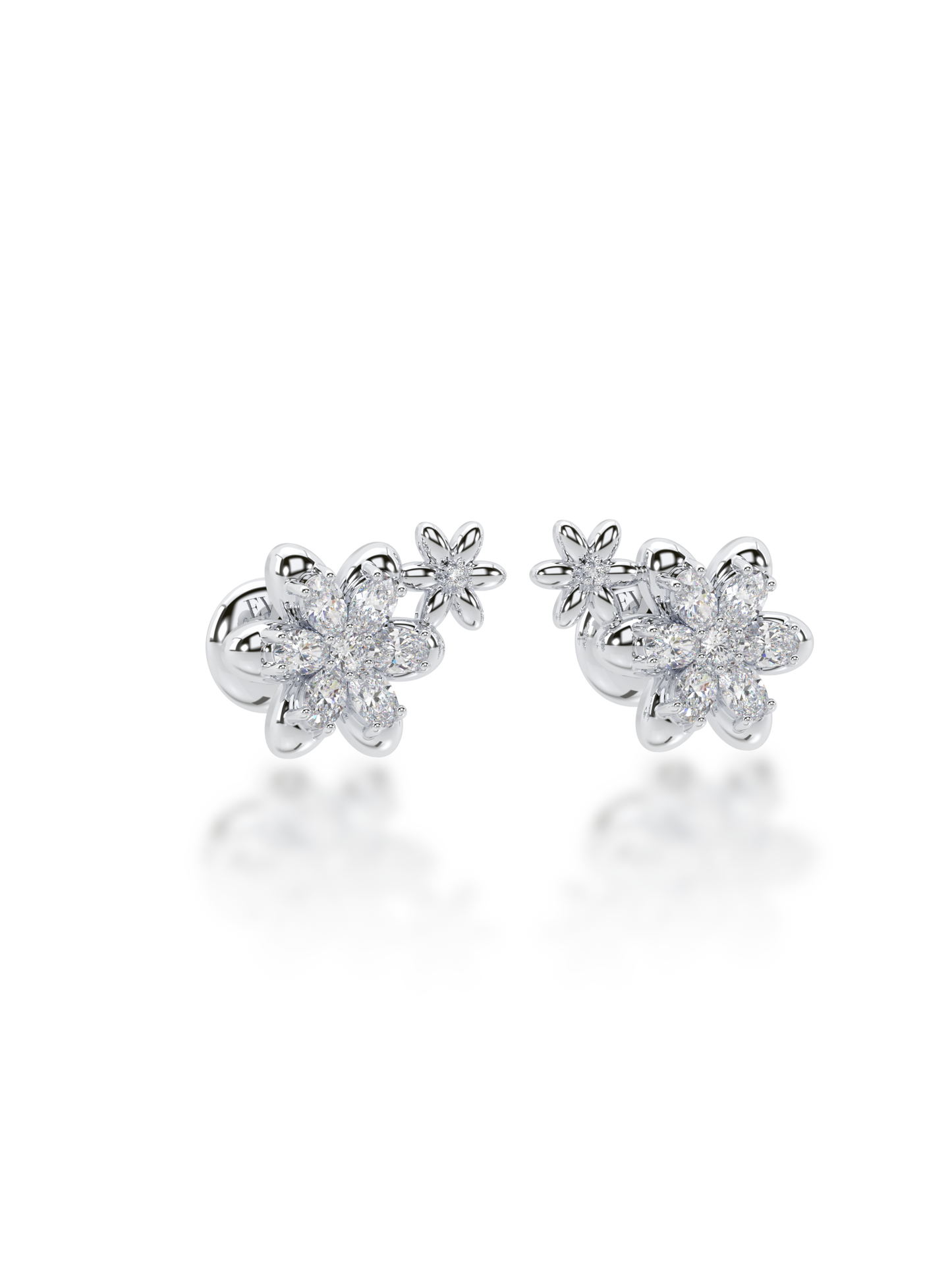 Blooming Buds Diamond Earrings