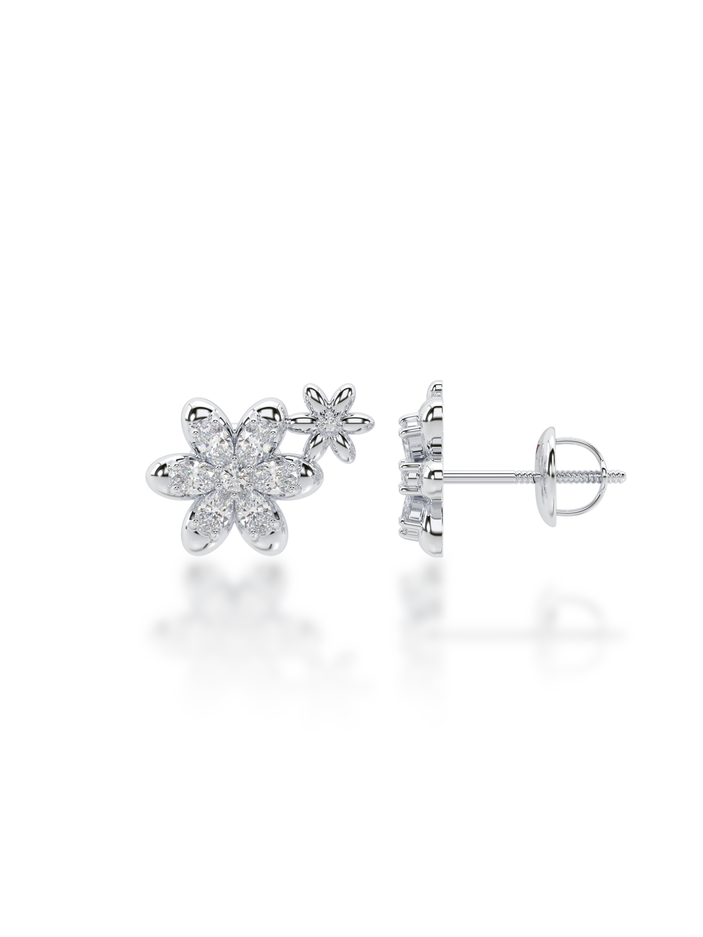 Blooming Buds Diamond Earrings