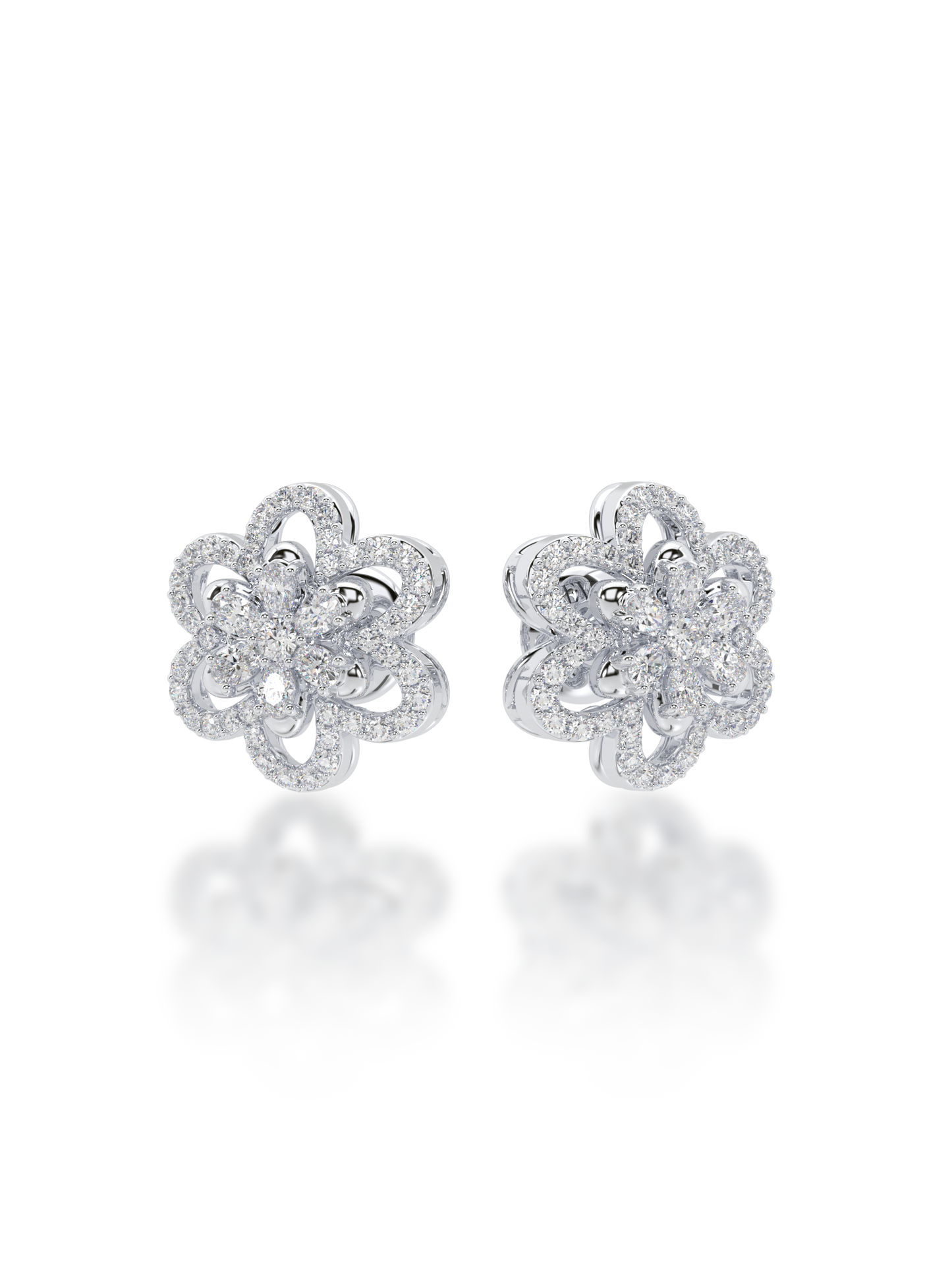 Celestial Embrace Diamond Earrings