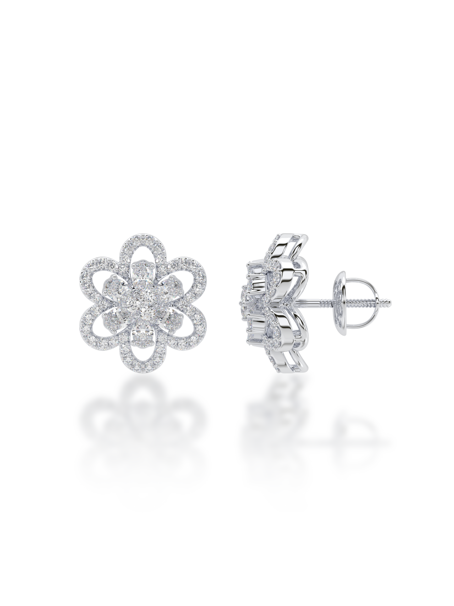 Bond of Symphony Diamond Earrings