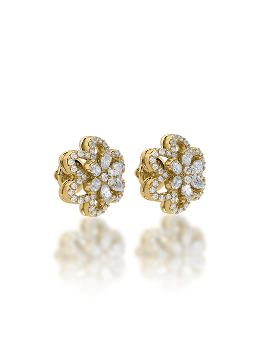 Bond of Symphony Diamond Earrings - Evol Jewels