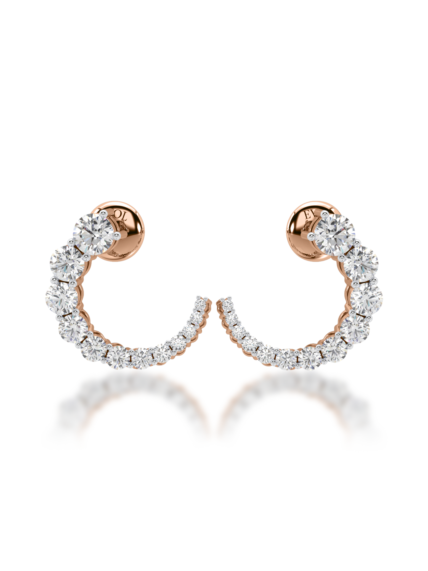 Moonlit Sparkle Diamond Earrings