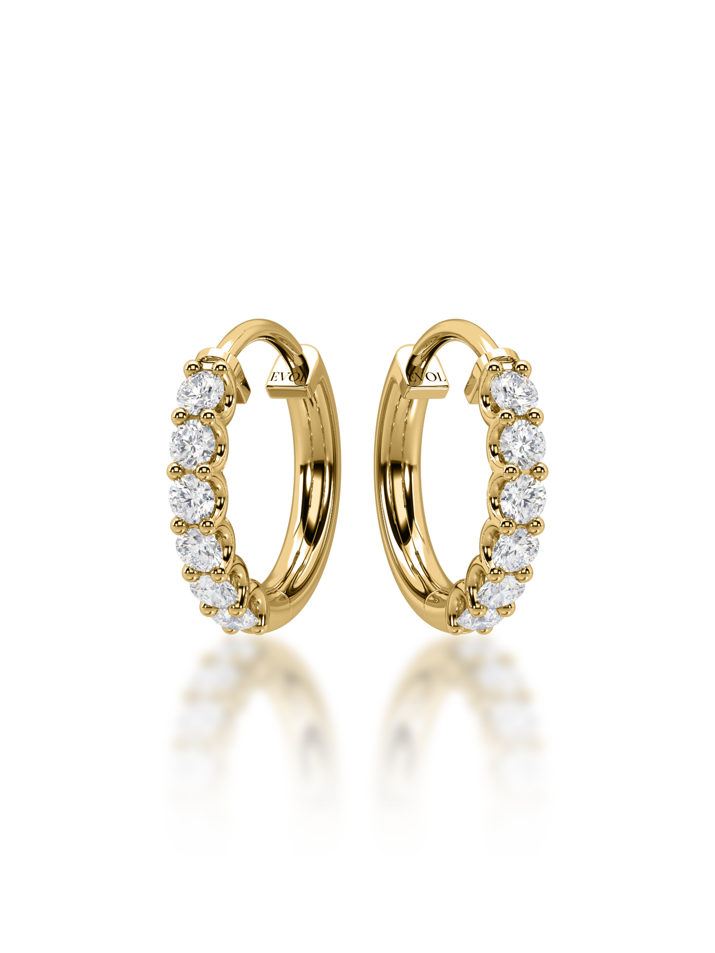 Ava Diamond Hoops