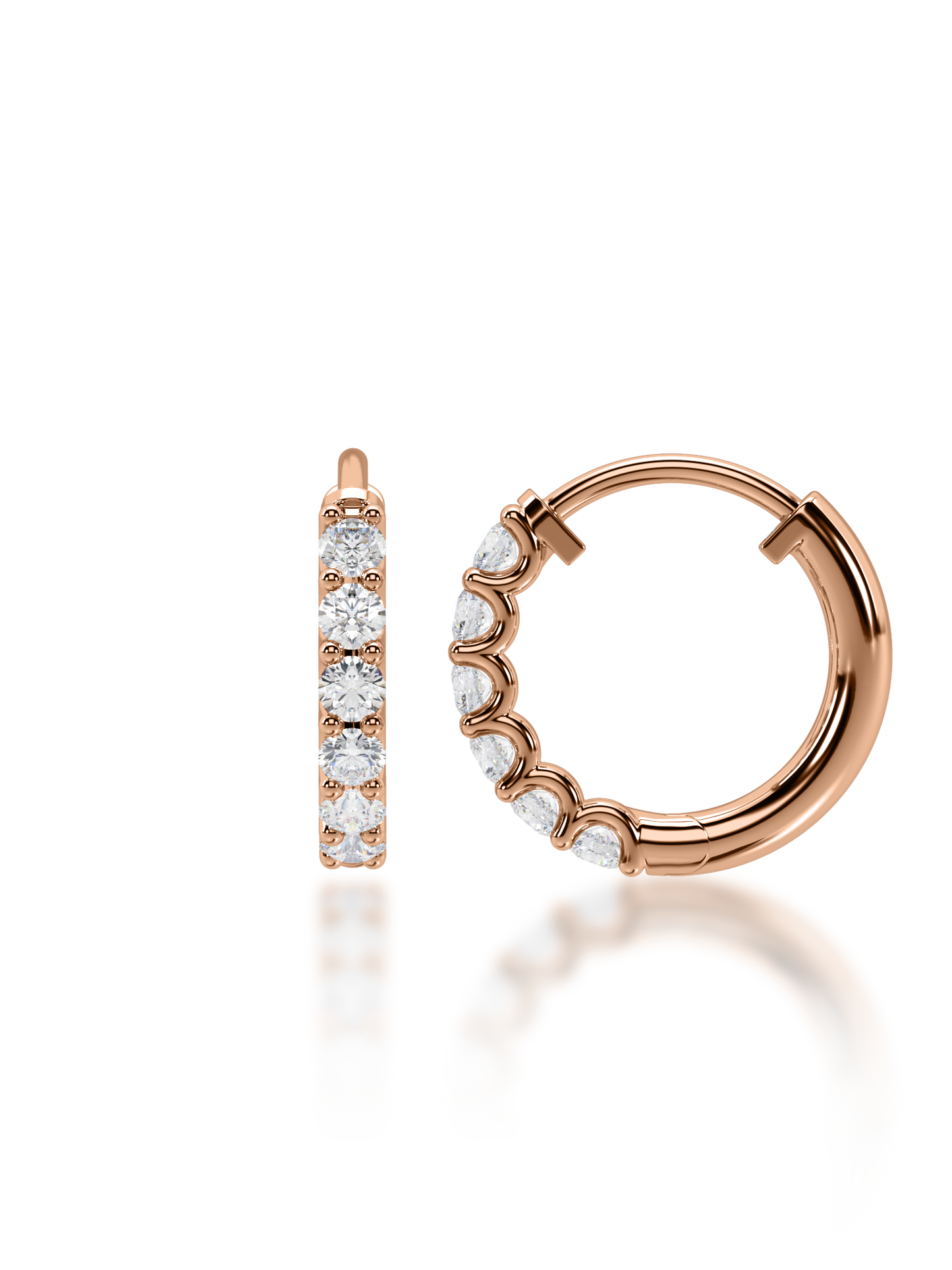 Ava Diamond Hoops