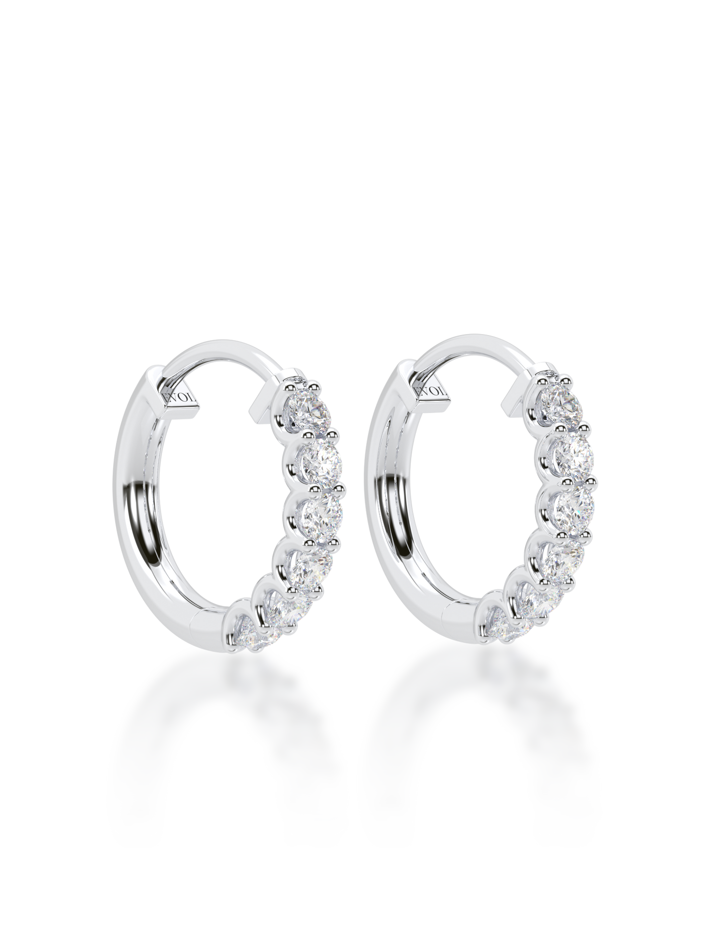 Ava Diamond Hoops