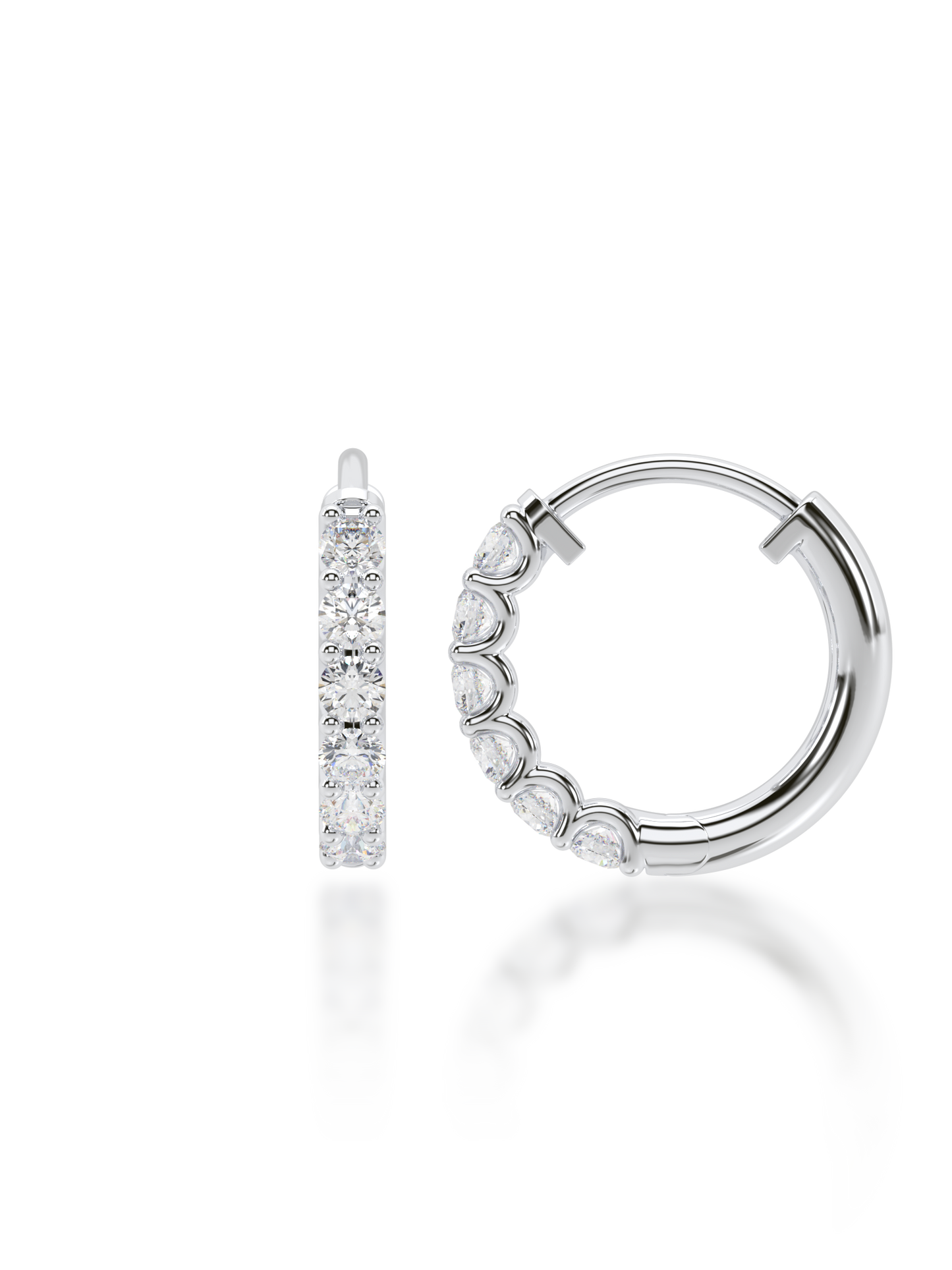 Ava Diamond Hoops