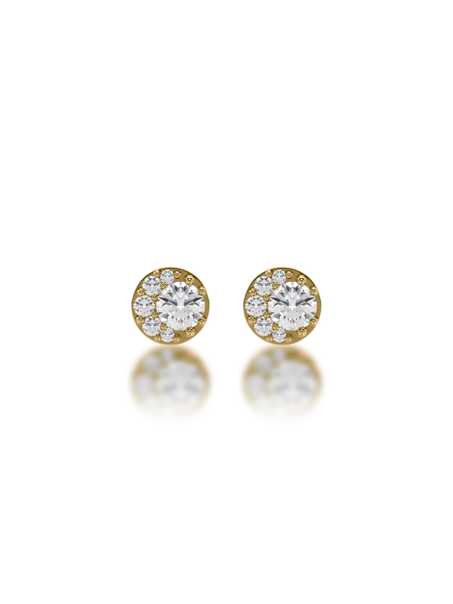 Dazzling Dewdrop Diamond Studs