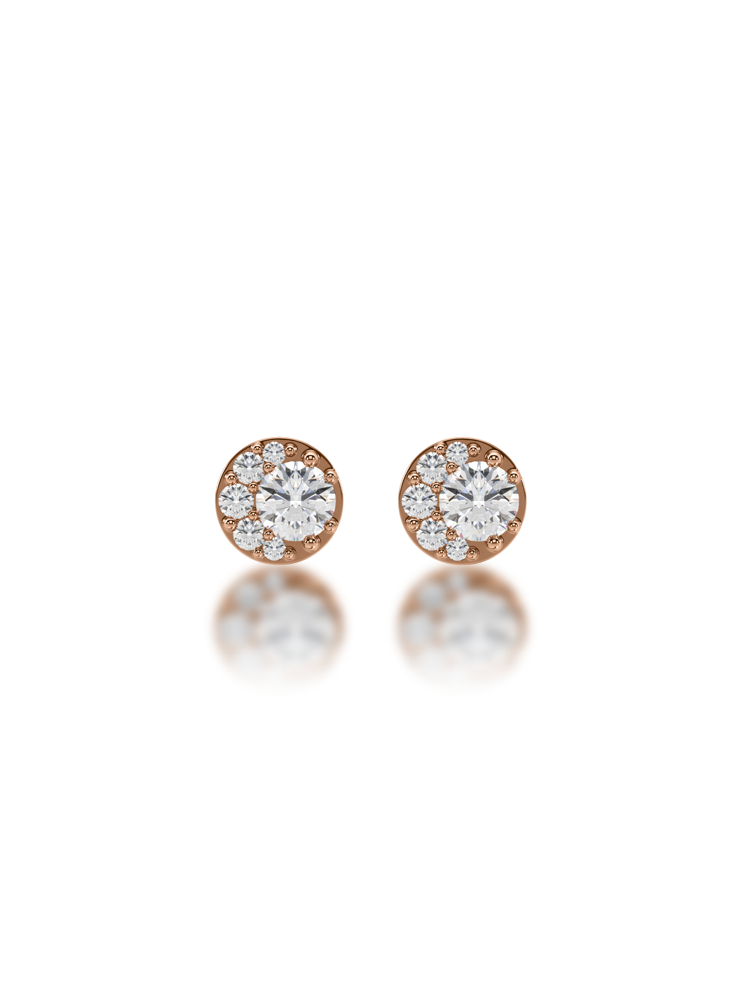 Dazzling Dewdrop Diamond Studs