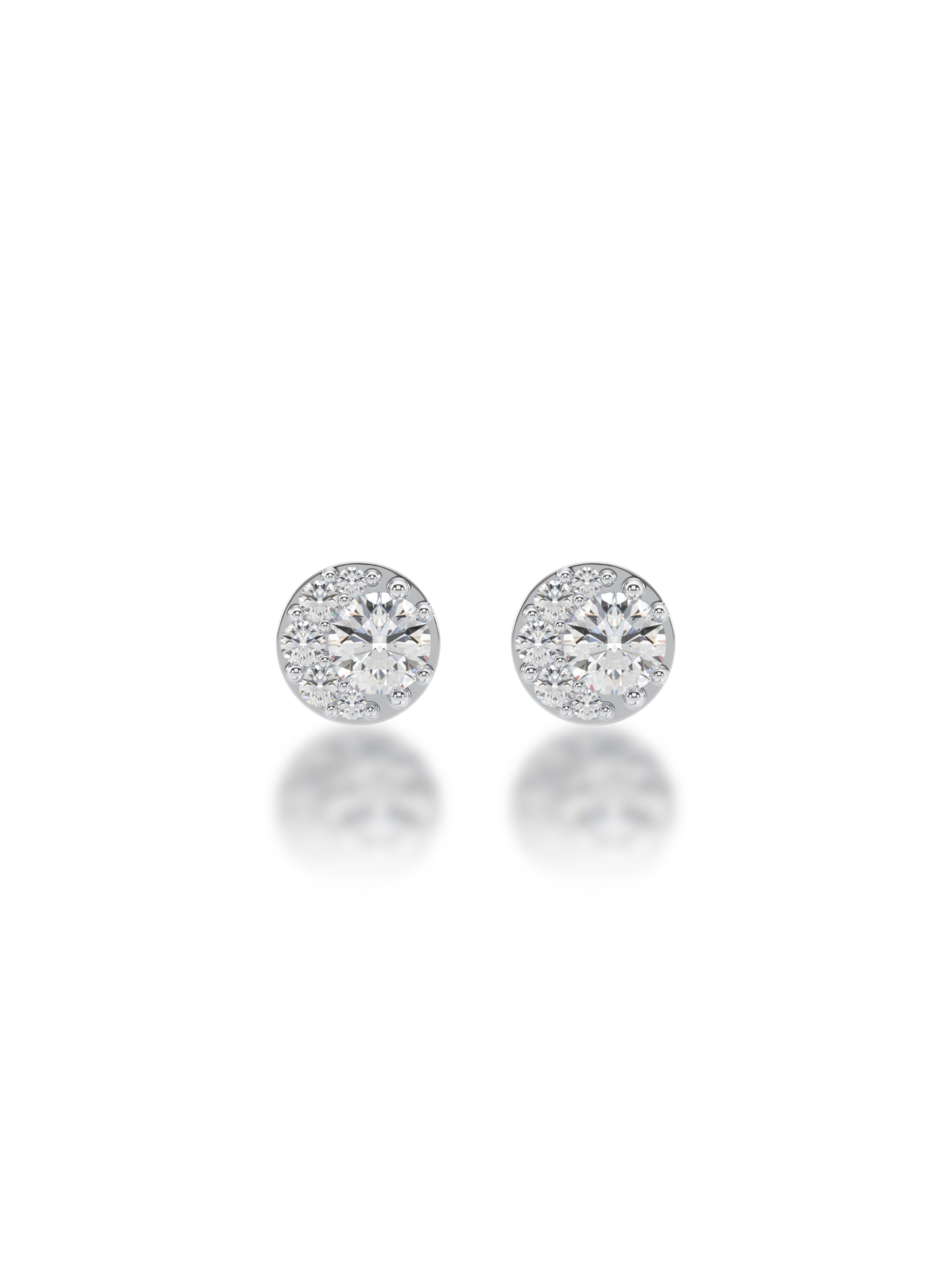 Dazzling Dewdrop Diamond Studs