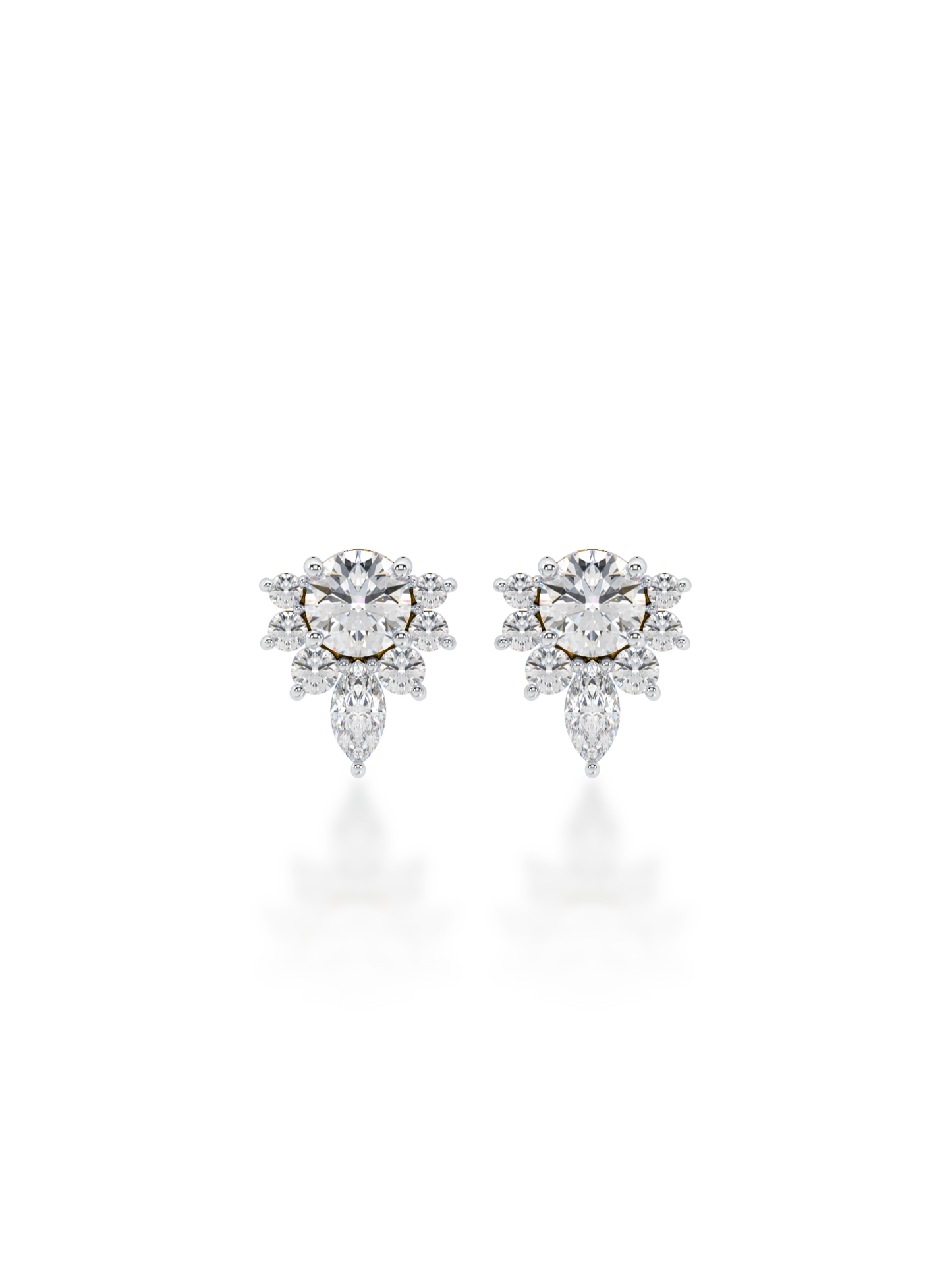 Florentine Grace Diamond Earrings