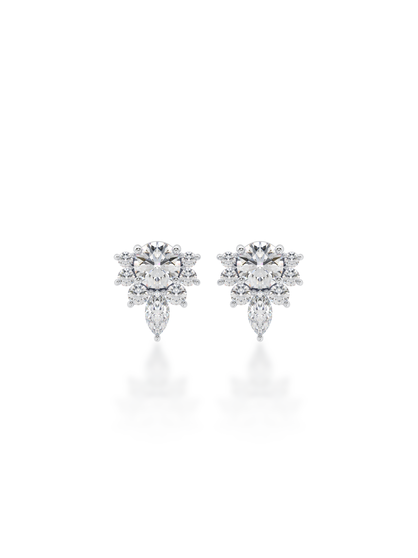 Florentine Grace Diamond Earrings