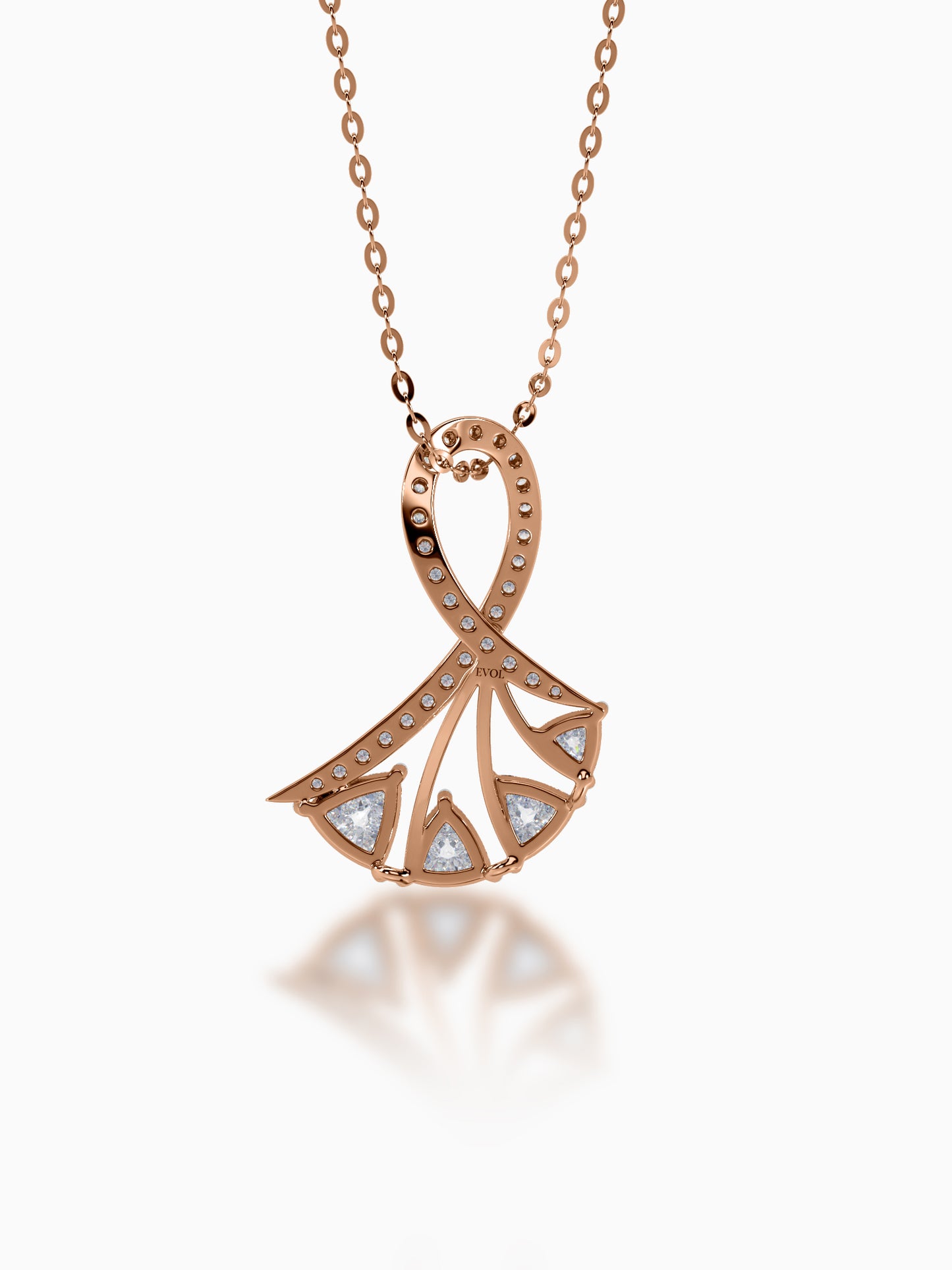 Elysium diamond pendant