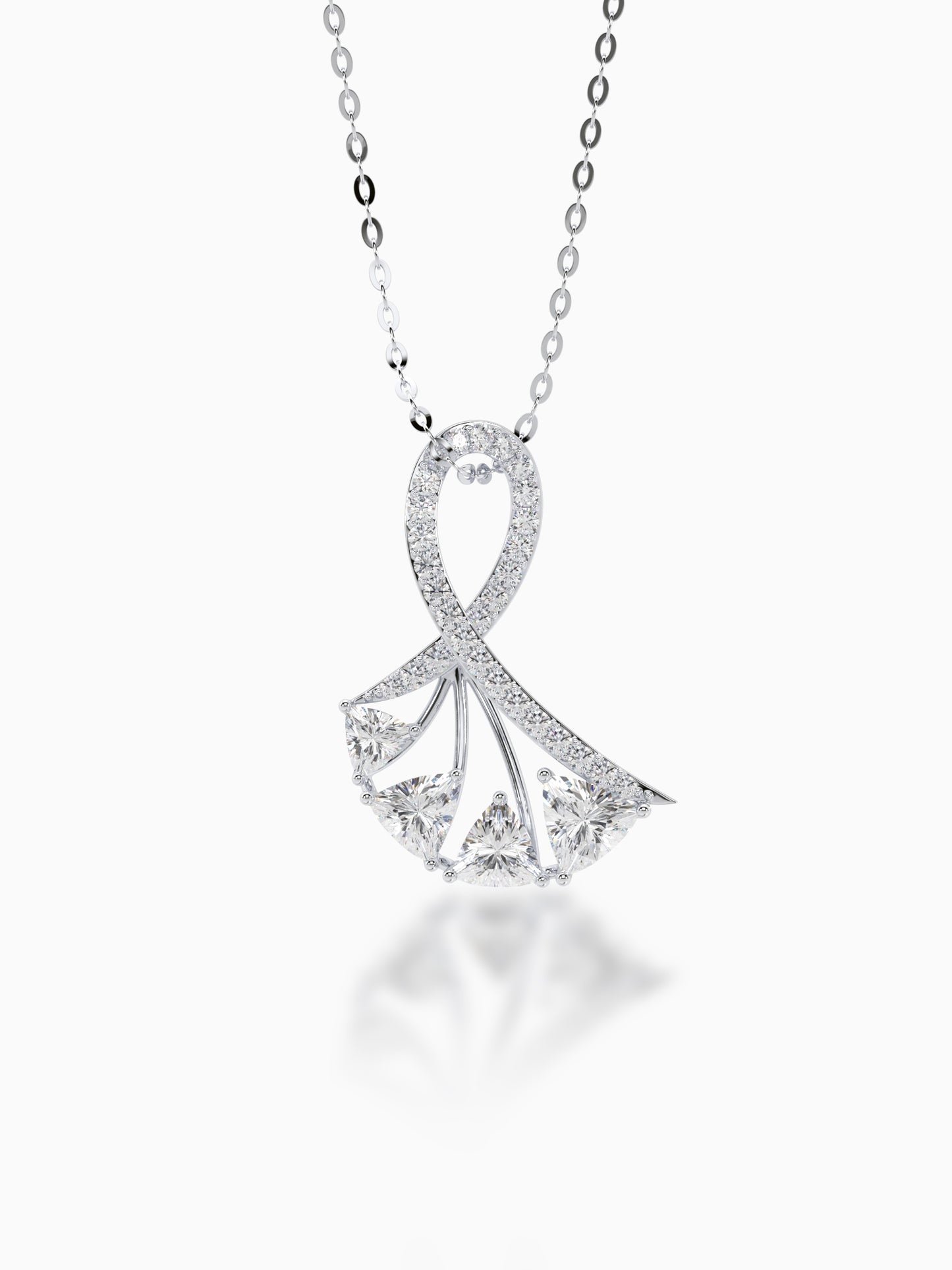 Elysium diamond pendant