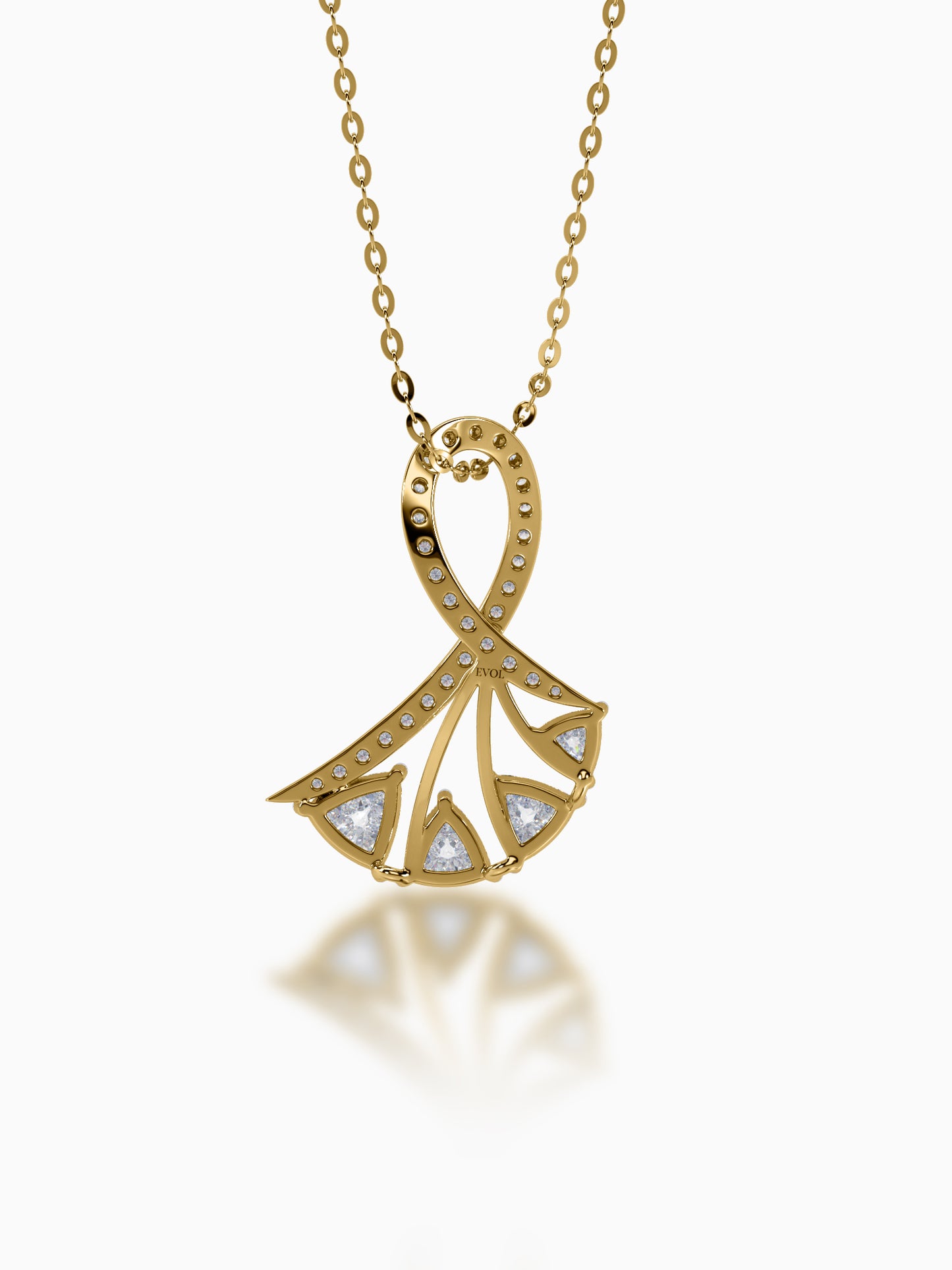 Elysium diamond pendant