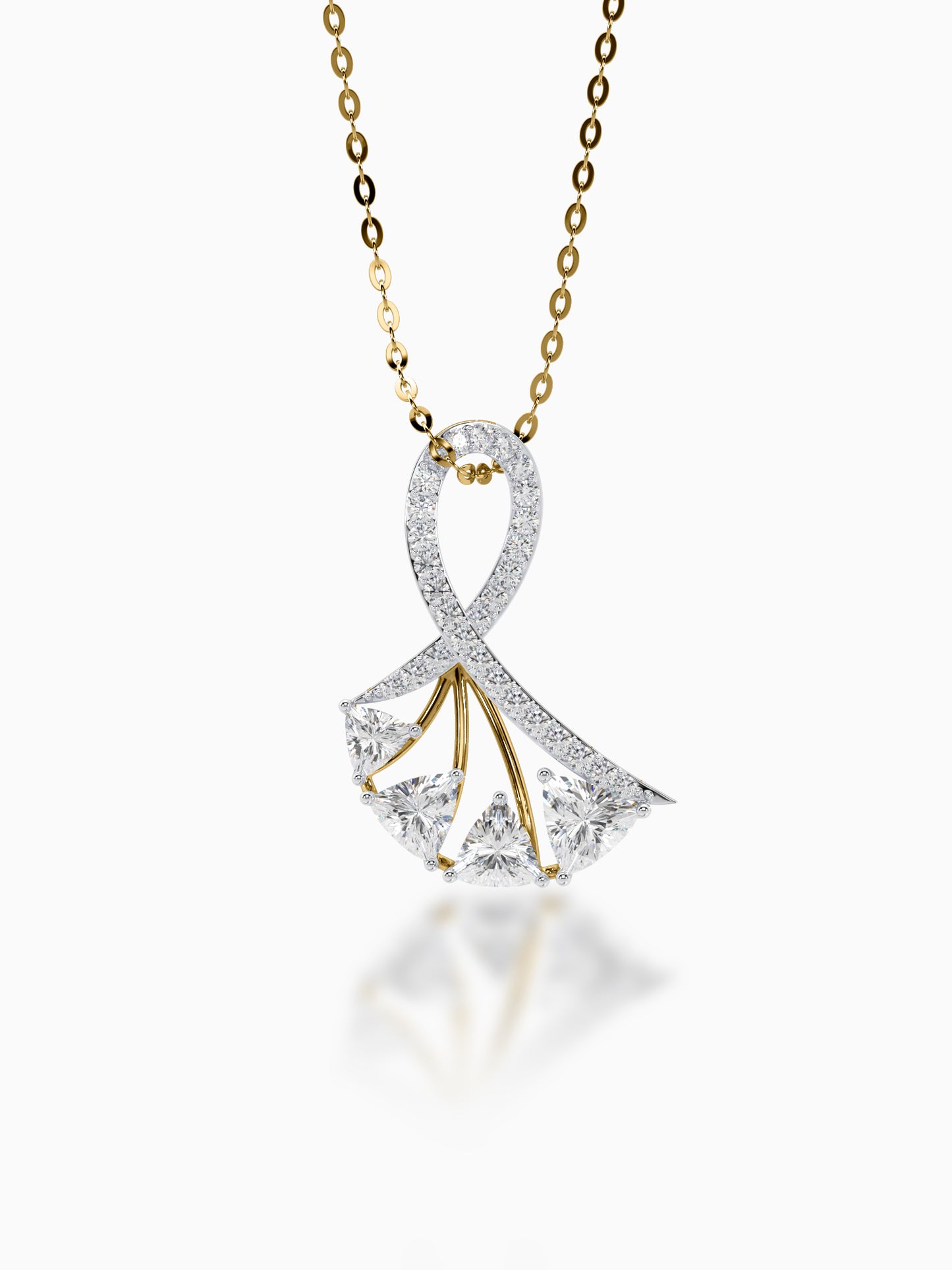 Elysium diamond pendant