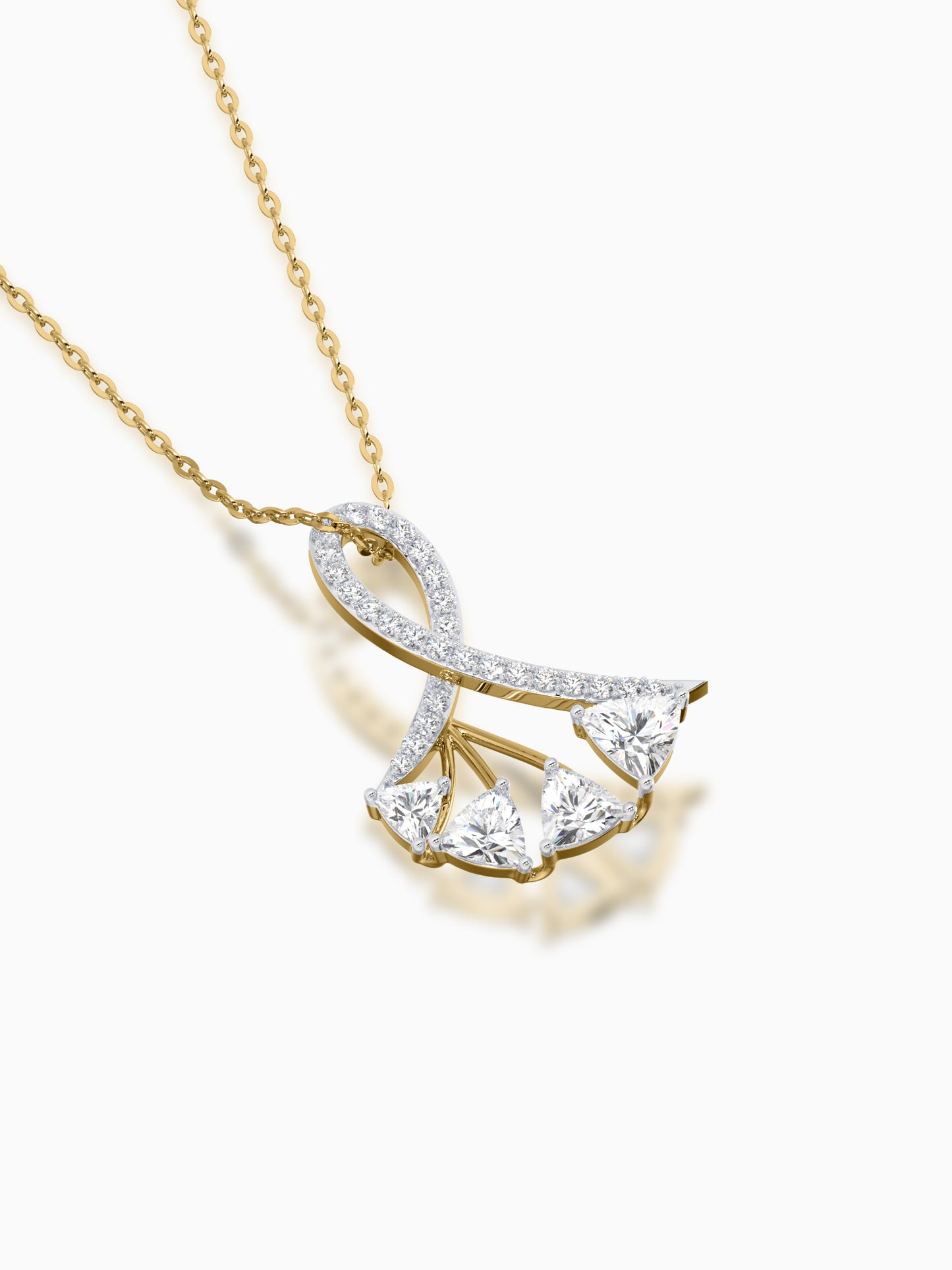 Elysium diamond pendant