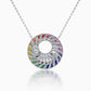 Rainbow Ferris Diamond Pendant