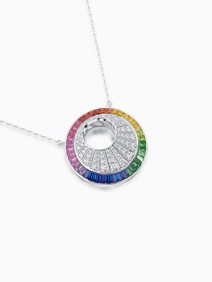 Rainbow Ferris Diamond Pendant