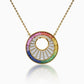 Rainbow Ferris Diamond Pendant