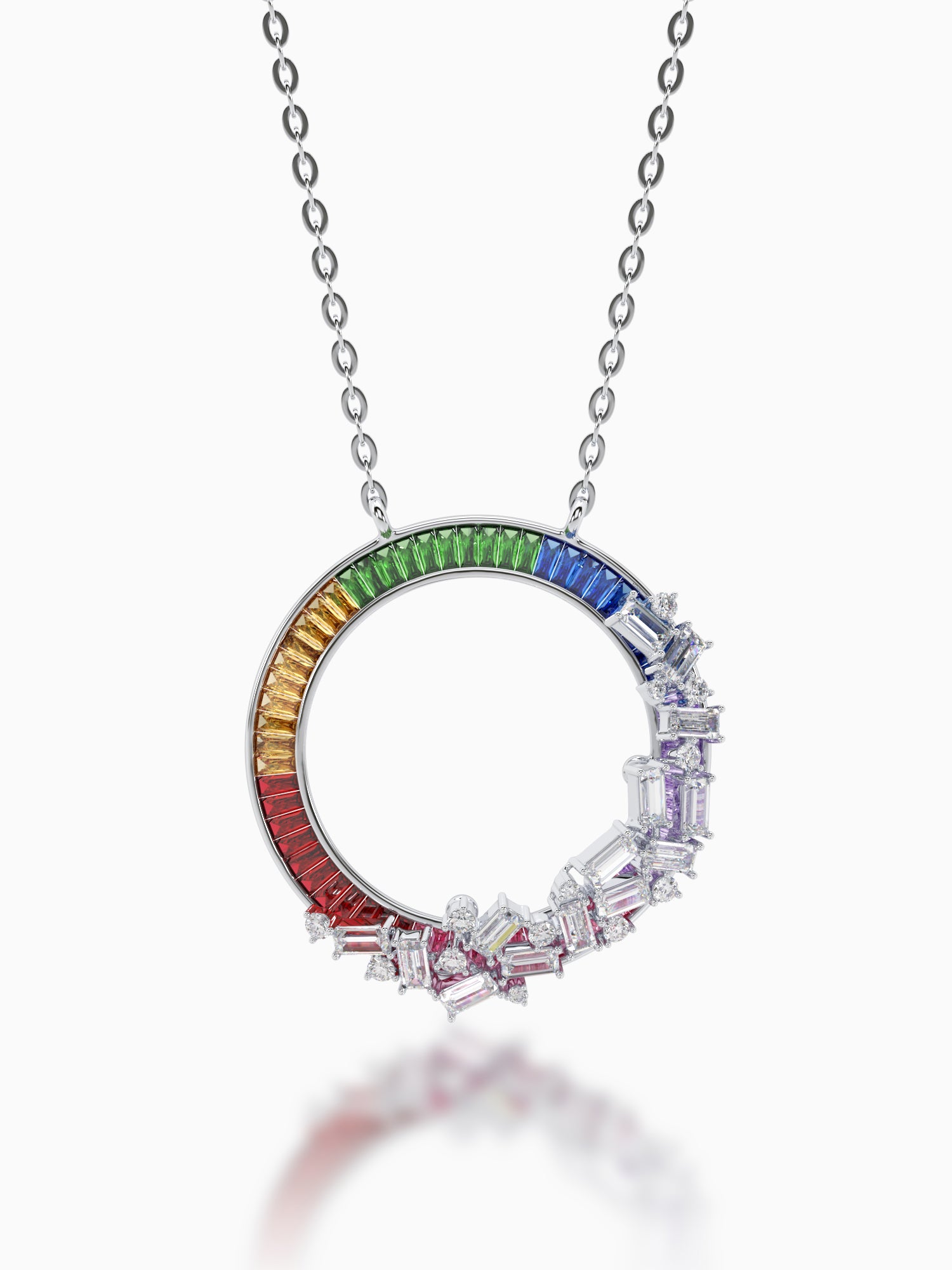 Frostfall Diamond Pendant - Evol Jewels