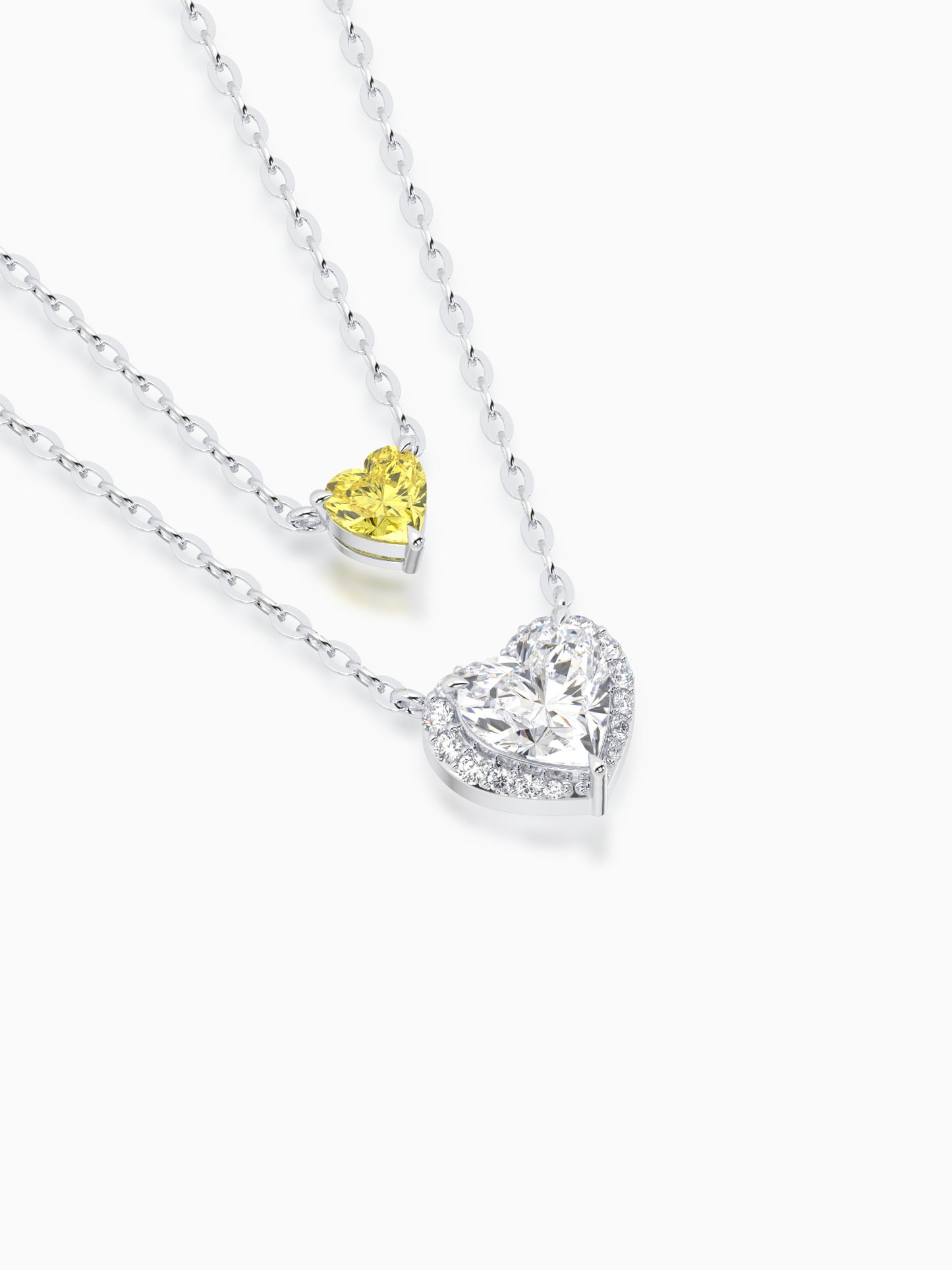 Star-crossed Lovers Diamond Pendant