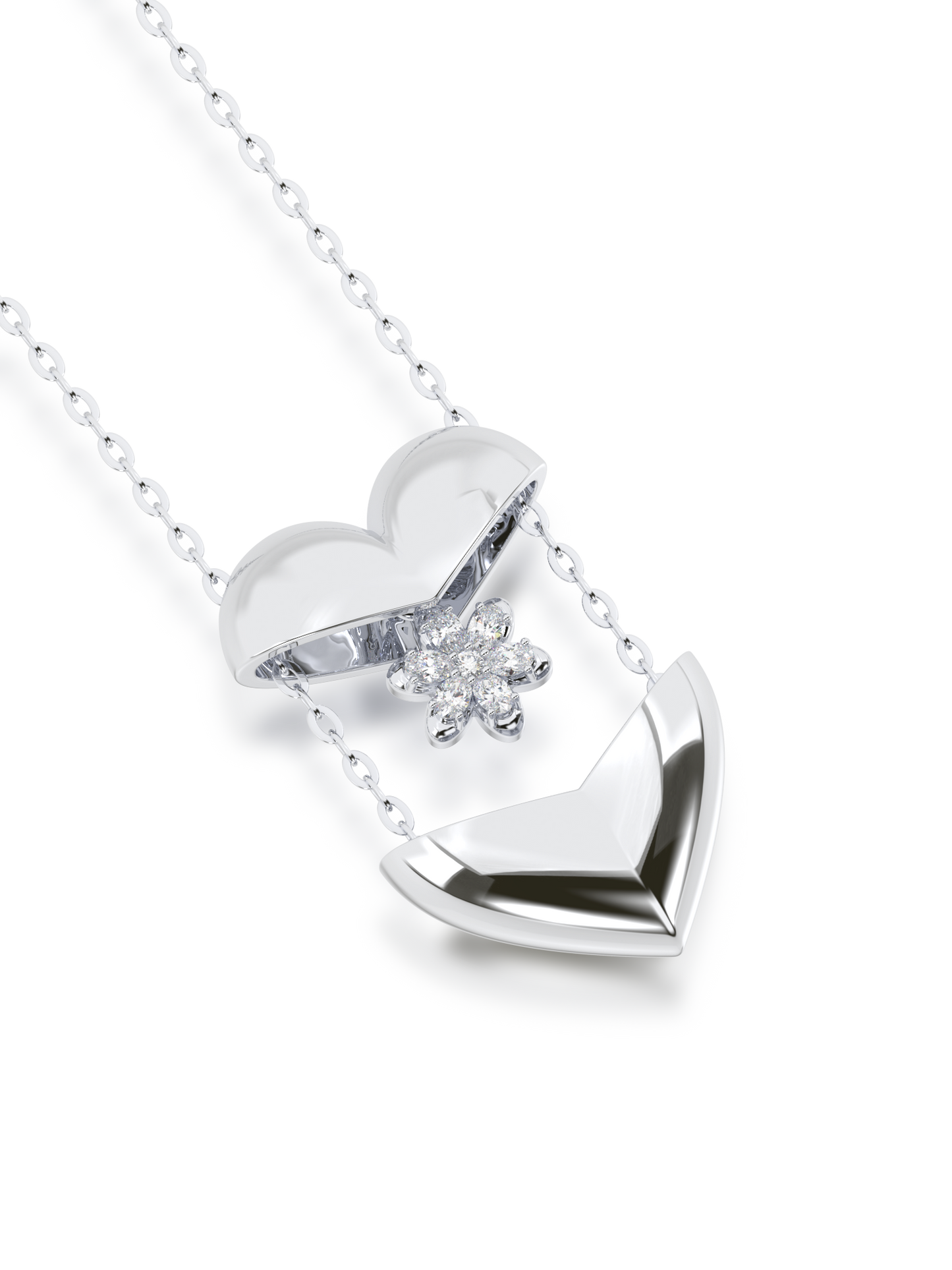 Nurturing Heart Diamond Pendant