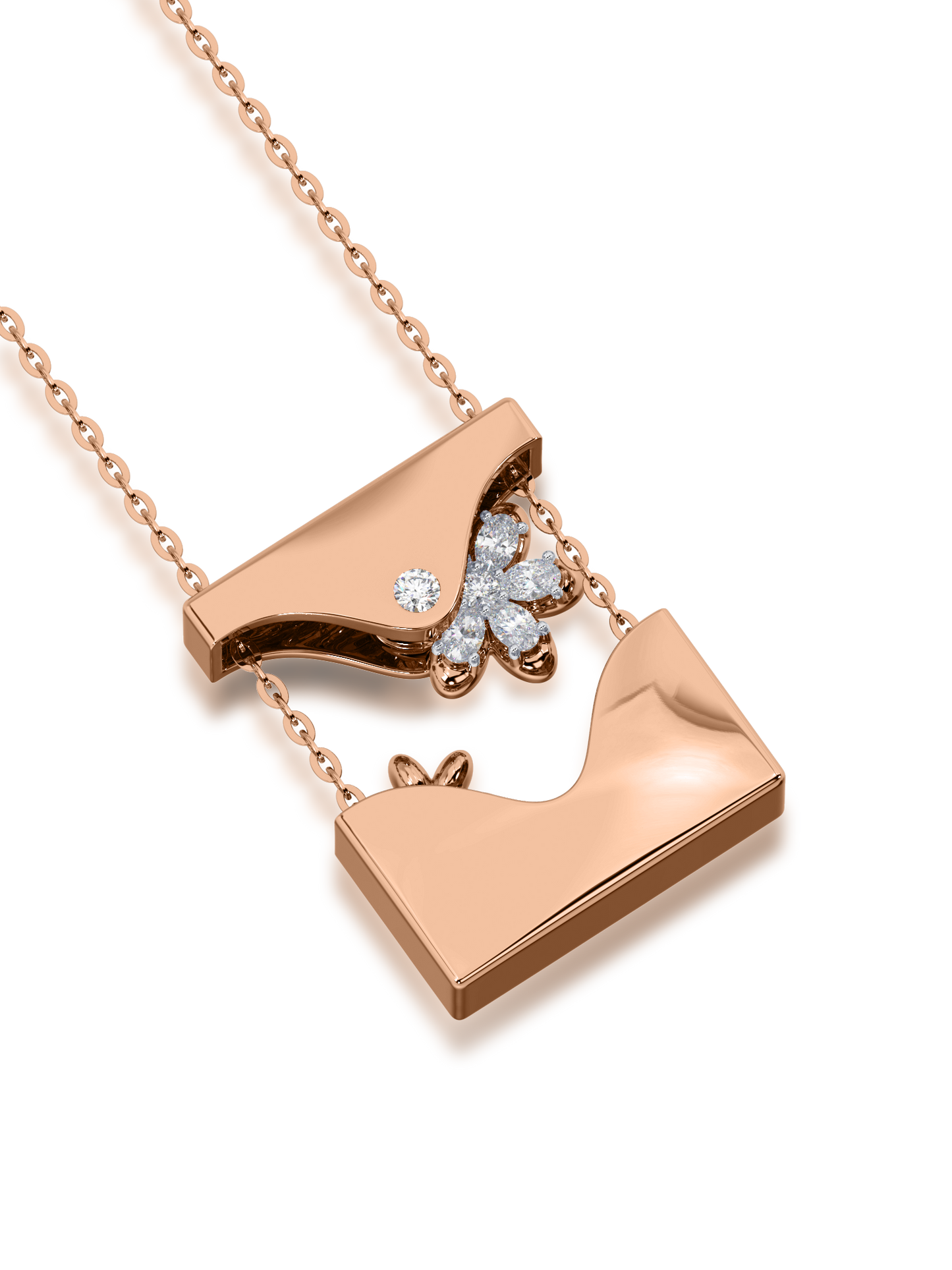 Sunlit Memory Diamond Pendant