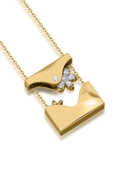 Sunlit Memory Diamond Pendant