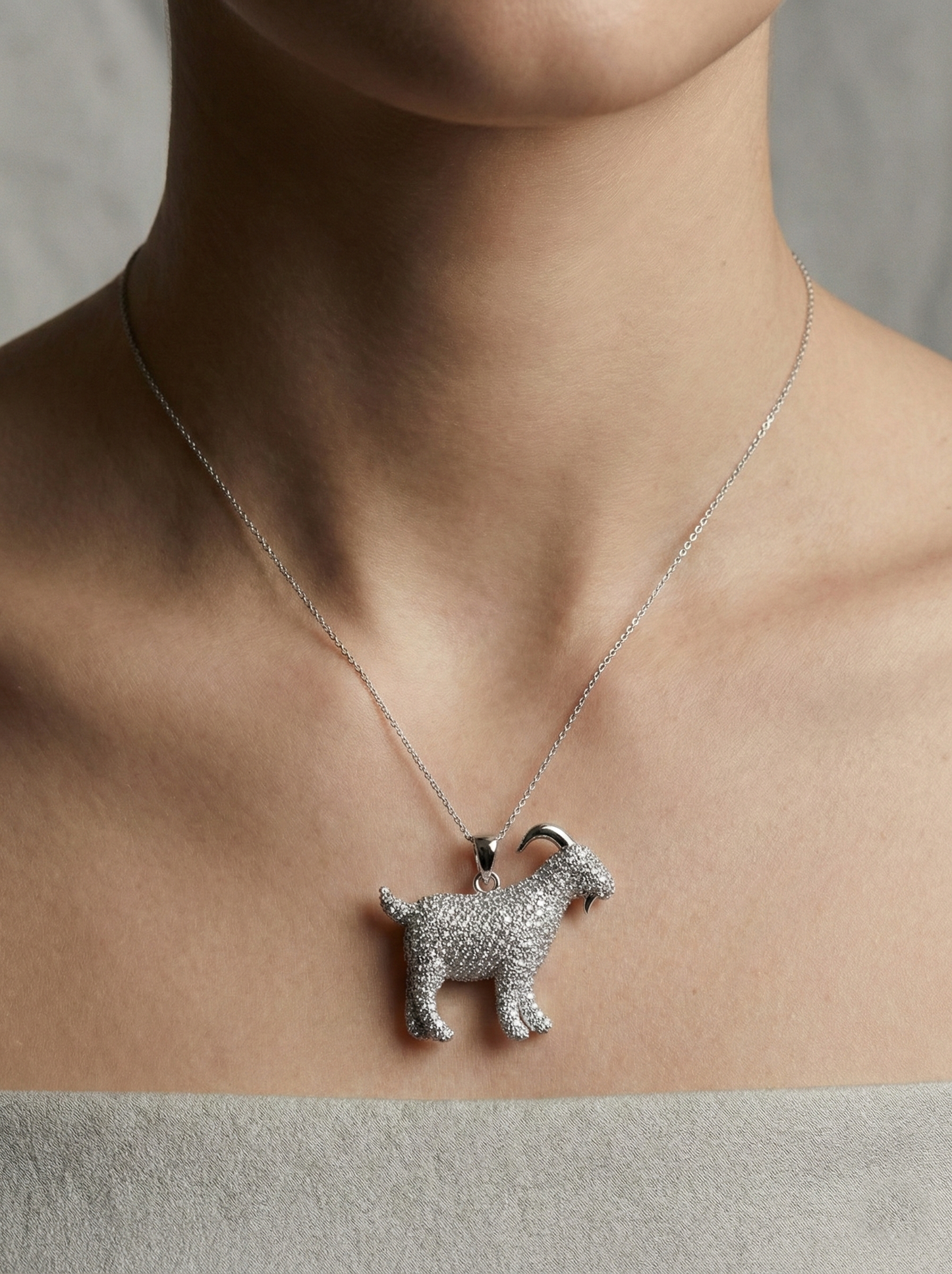 Capra Diamond Pendant