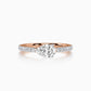 Pear Diamond Accent Ring