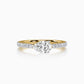 Pear Diamond Accent Ring