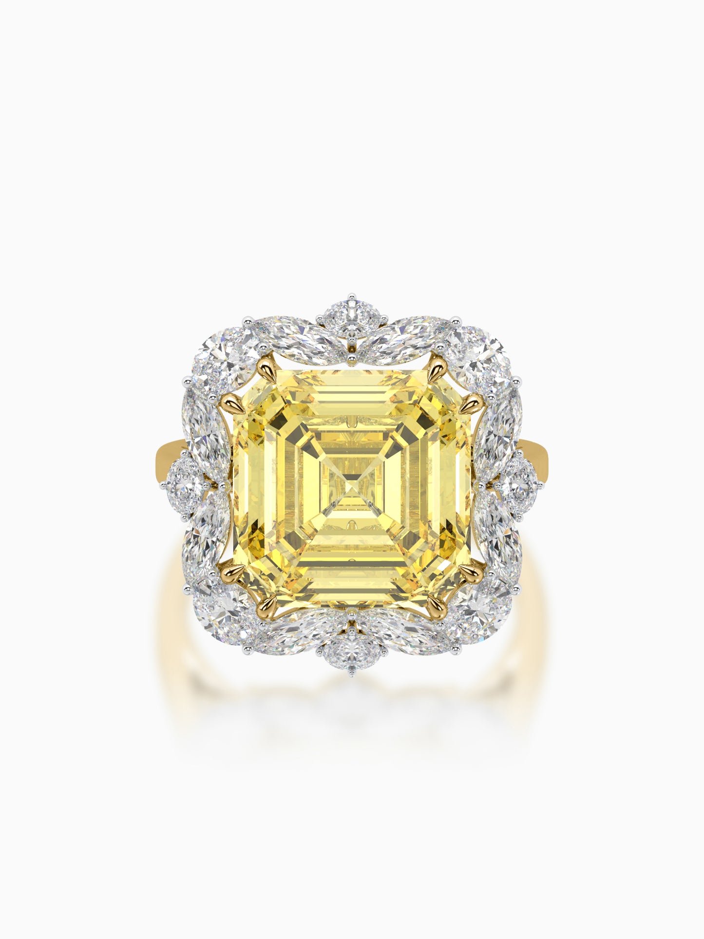 Sunshine diamond ring