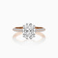 Radiant bloom diamond ring