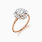 Timeless floral diamond ring