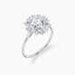 Timeless floral diamond ring