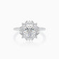 Timeless floral diamond ring