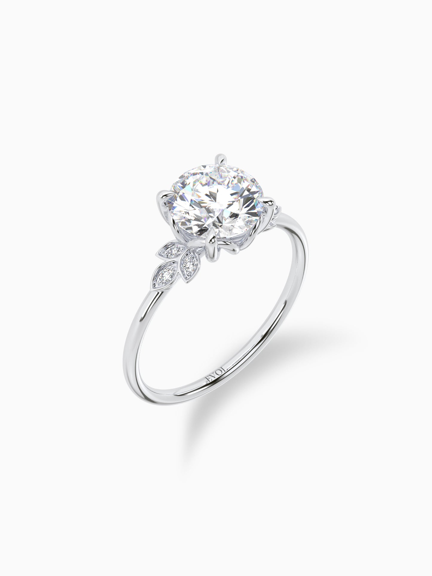 Nature's embrace diamond ring