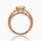 Forever flame diamond ring