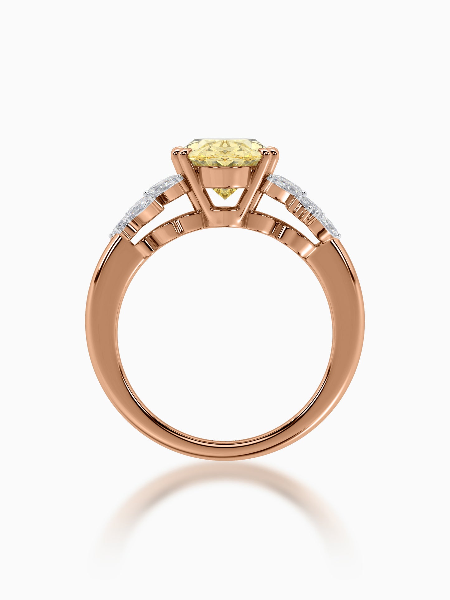 Forever flame diamond ring